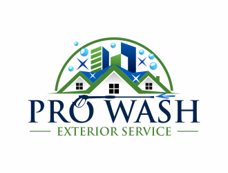 Pro Wash Exterior Services  logo design by ingepro
