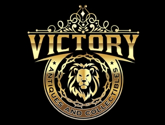 Victory Antiques and Collectibles logo design by DreamLogoDesign
