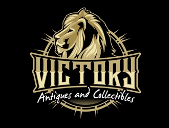 Victory Antiques and Collectibles logo design by DreamLogoDesign