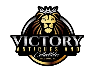 Victory Antiques and Collectibles logo design by DreamLogoDesign