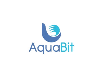 AquaBit logo design by Gaze