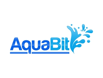 AquaBit logo design by karjen