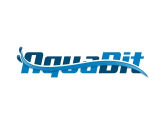 AquaBit logo design by karjen