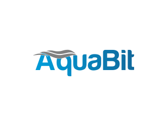 AquaBit logo design by ROSHTEIN