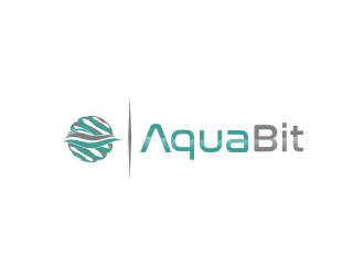 AquaBit logo design by ROSHTEIN