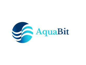 AquaBit logo design by aldesign