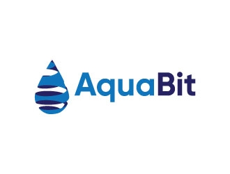 AquaBit logo design by Erasedink
