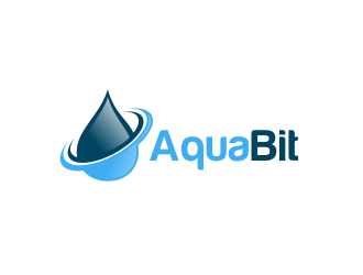 AquaBit logo design by serprimero