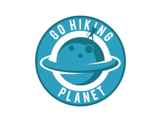 Go Hiking Planet logo design by Alex7390