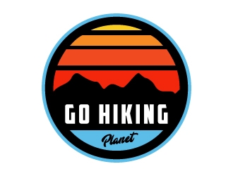 Go Hiking Planet logo design by Alex7390