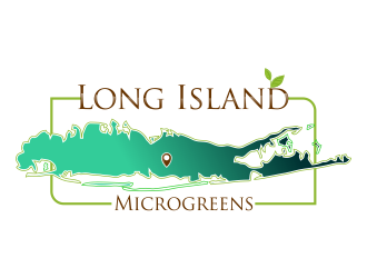 Long Island Microgreens logo design by ROSHTEIN