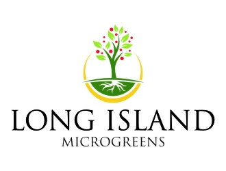 Long Island Microgreens logo design by jetzu