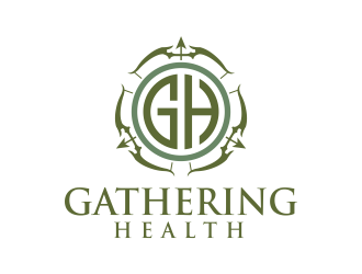 Gathering Health  logo design by AisRafa