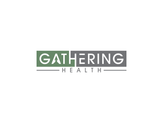 Gathering Health  logo design by oke2angconcept