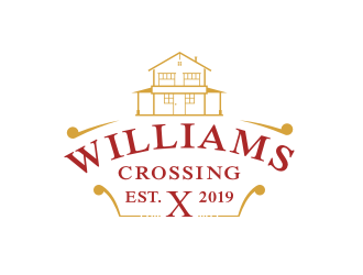 Williams Crossing  logo design by Renaker