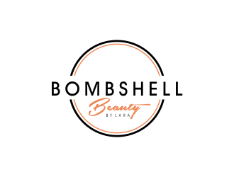 Bombshell Beauty by Lara logo design by oke2angconcept