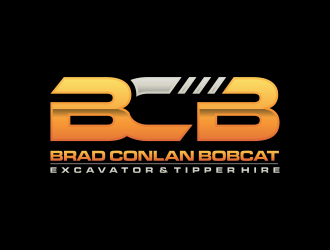 Brad Conlan Bobcat, Excavator & Tipper Hire logo design by RIANW