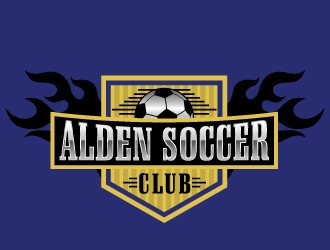 Alden soccer club  logo design by Suvendu