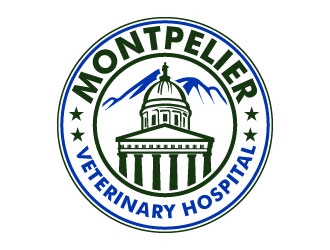 Montpelier Veterinary Hospital logo design by uttam