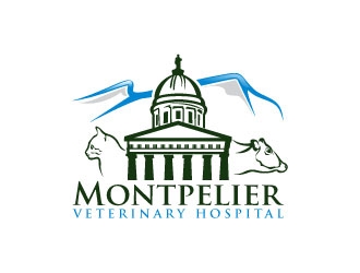 Montpelier Veterinary Hospital logo design by uttam