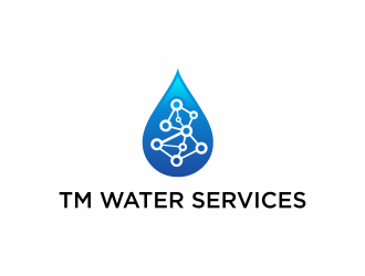 TM Water Services  logo design by hidro