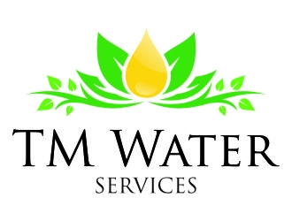 TM Water Services  logo design by jetzu