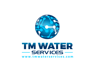 TM Water Services  logo design by SmartTaste