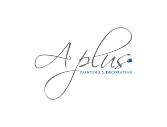 A Plus Painting & Decorating logo design by salis17