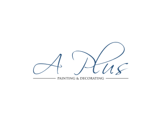 A Plus Painting & Decorating logo design by Zhafir