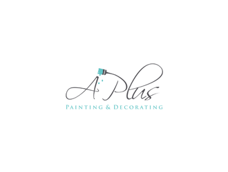 A Plus Painting & Decorating logo design by ndaru
