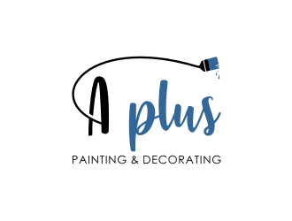 A Plus Painting & Decorating logo design by Gravity