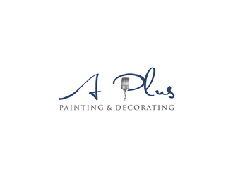 A Plus Painting & Decorating logo design by johana