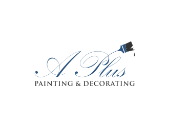A Plus Painting & Decorating logo design by Zhafir