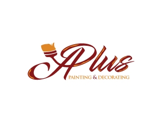 A Plus Painting & Decorating logo design by Suvendu