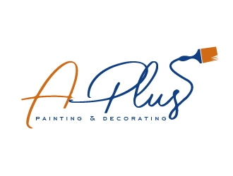 A Plus Painting & Decorating logo design by shravya