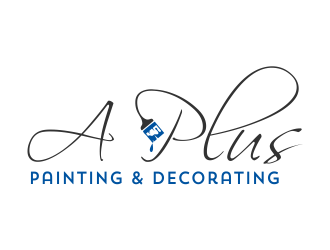 A Plus Painting & Decorating logo design by aldesign