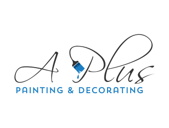 A Plus Painting & Decorating logo design by aldesign