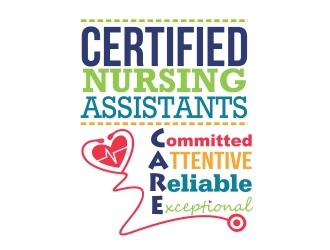 Certified Nursing Assistants: Committed Attentive Reliable Exceptional Logo Design
