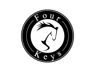 Four Keys logo design by usef44