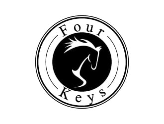 Four Keys logo design by usef44