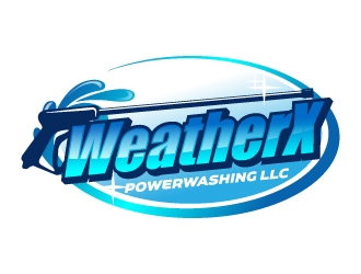 WeatherX Powerwashing LLC logo design by jaize