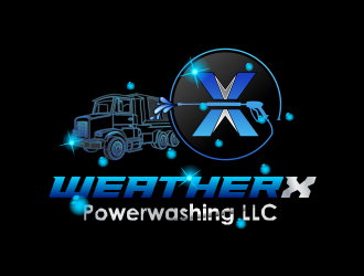 WeatherX Powerwashing LLC logo design by ROSHTEIN