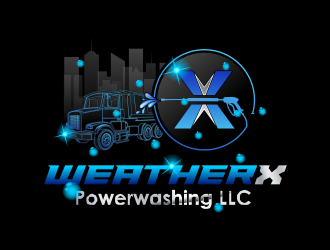 WeatherX Powerwashing LLC logo design by ROSHTEIN