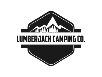 Lumberjack Camping Co. logo design by Greenlight