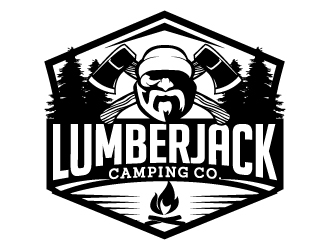 Lumberjack Camping Co. logo design by jaize