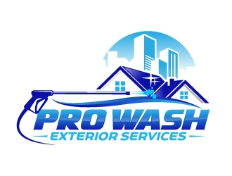 Pro Wash Exterior Services  logo design by jaize