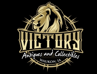 Victory Antiques and Collectibles logo design by DreamLogoDesign
