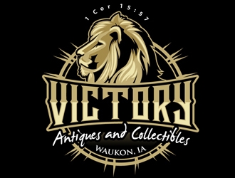 Victory Antiques and Collectibles logo design by DreamLogoDesign