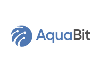 AquaBit logo design by keylogo