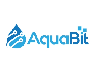 AquaBit logo design by jaize